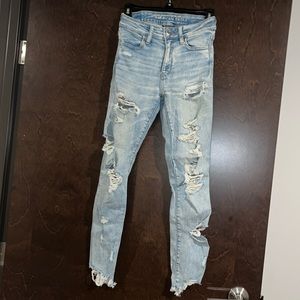 American Eagle Ripped Skinny Jeans